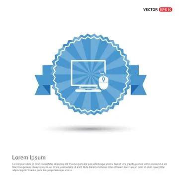 Computer System Icon Illustrazione stock