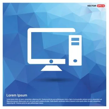 Computer System Icon Stock Illustration