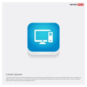 Computer System Icon Stockillustratie