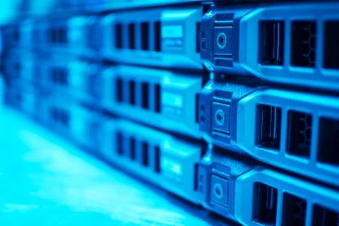 Computer system or computer program. To serve one or several. Stock Photos