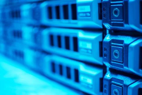 Computer system or computer program. To serve one or several. Stock Photos