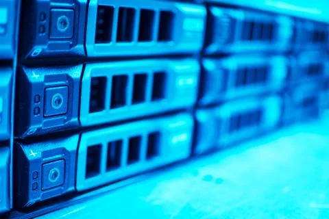 Computer system or computer program. To serve one or several. Stock Photos