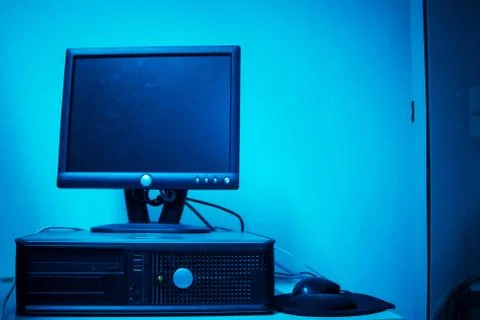 Computer system or computer program. To serve one or several. Stock Photos