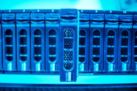 Computer system or computer program. To serve one or several. Stock Photos