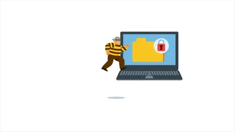 Computer System Threat Has Been Terminated Stock Footage 329340559