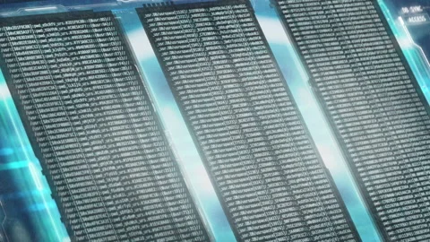 Computer system under hacking attack, password cracking and data breach Stock Footage 348163949