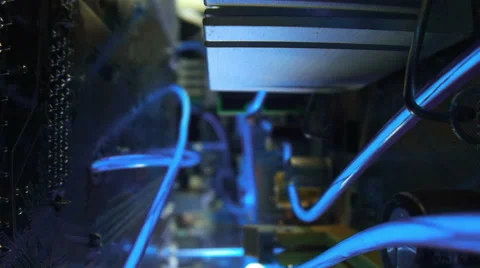 Computer system unit inside Stock Footage 43438957