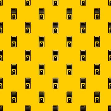 Computer system unit pattern vector Illustrazione stock