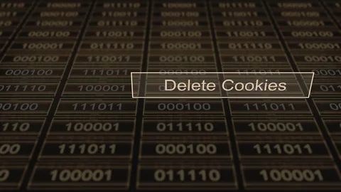Computer tab animation series - Delete Cookies animation 動画素材 104292815