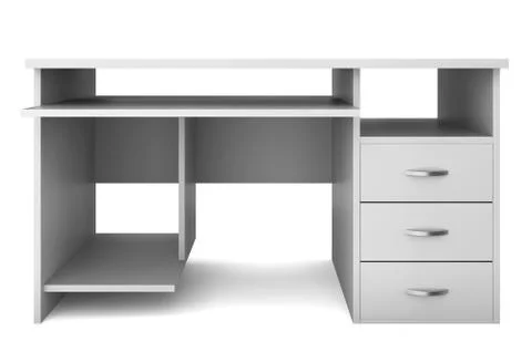 Computer table Stock Illustration