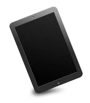 Computer tablet with blank screen イラスト素材
