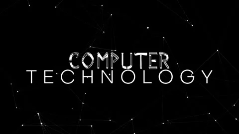 Computer technology Abstract background Stock Footage 134815942