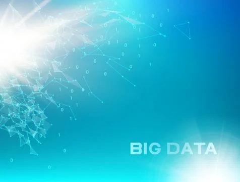 Computer technology and Big Data Illustrazione stock