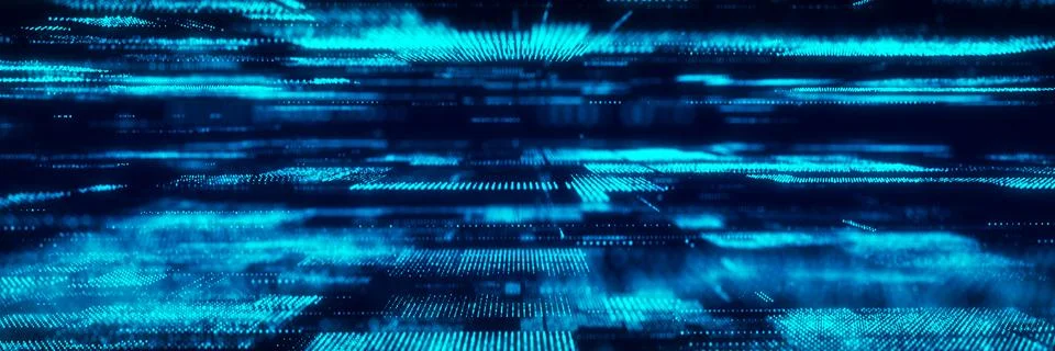 Computer technology background. Digital data flow. Network connection struc.. Illustrazione stock