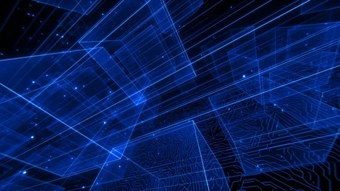 Computer Technology Background Loop Stock Footage 108964985