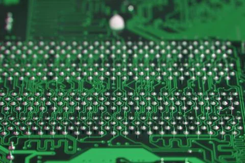 Computer technology circuit board data flow Stock Photos