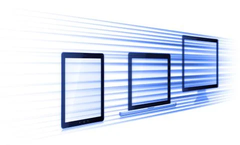 Computer technology in the future Stock Illustration