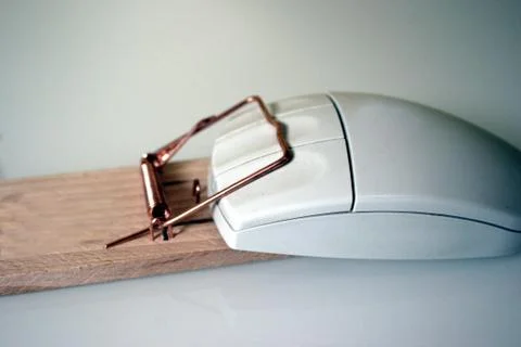 Computer technology hardware thing mouse era 스톡 사진