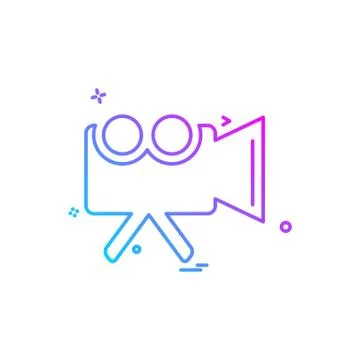 Computer Technology icon design vector Ilustración de archivo