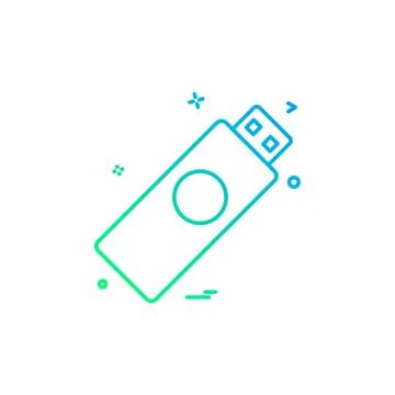 Computer Technology icon design vector 스톡 일러스트