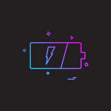 Computer Technology icon design vector Ilustración de archivo
