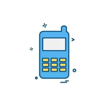 Computer Technology icon design vector Stock-Illustration