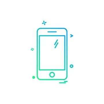 Computer Technology icon design vector Illustrazione stock