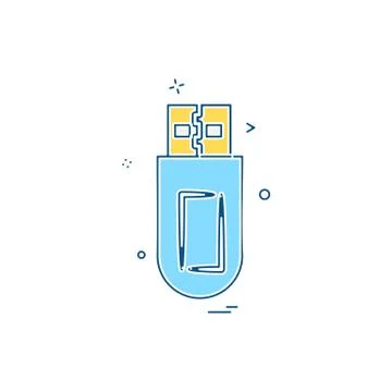 Computer Technology icon design vector Illustrazione stock