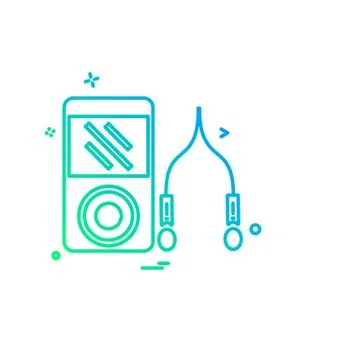 Computer Technology icon design vector Ilustración de archivo