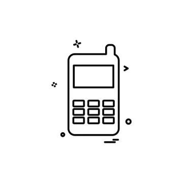 Computer Technology icon design vector 스톡 일러스트