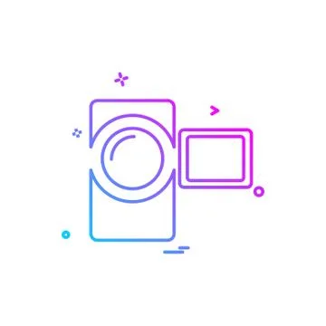 Computer Technology icon design vector Stock-Illustration