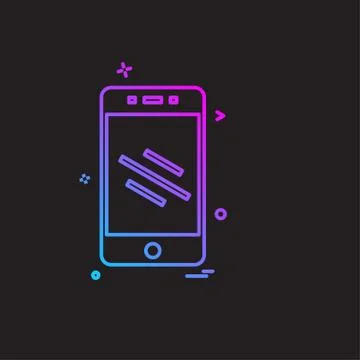 Computer Technology icon design vector Stock-Illustration