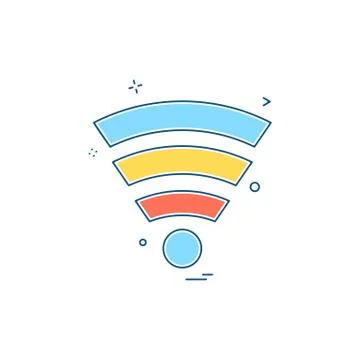 Computer Technology icon design vector Illustrazione stock