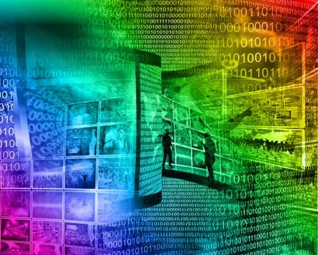 Computer technology Illustrazione stock