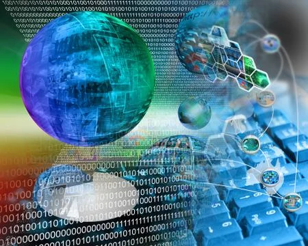 Computer technology Illustrazione stock