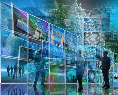 Computer technology Stock Illustration