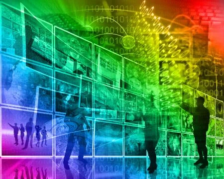 Computer technology Illustrazione stock