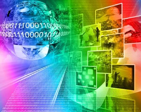 Computer technology Illustrazione stock