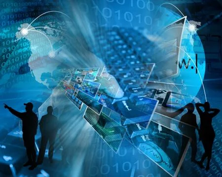 Computer technology Illustrazione stock