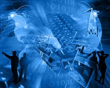 Computer technology Illustrazione stock