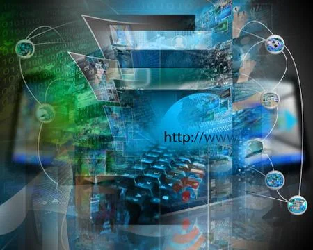 Computer technology Illustrazione stock