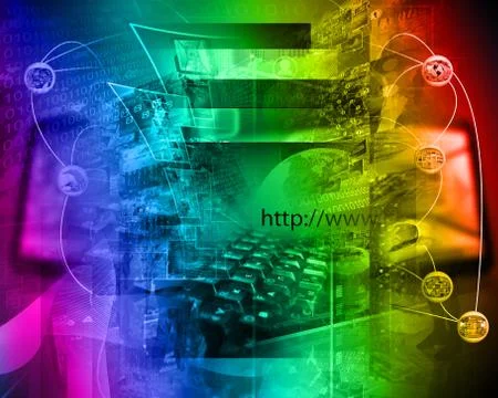 Computer technology Stockillustratie