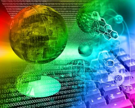 Computer technology Illustrazione stock