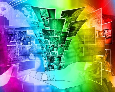 Computer technology Stock Illustration