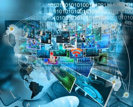 Computer technology Illustrazione stock
