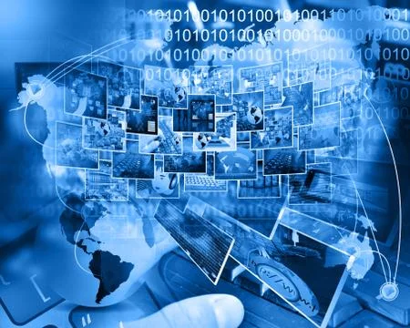 Computer technology 스톡 일러스트