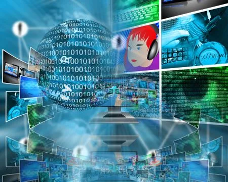 Computer technology Stockillustratie
