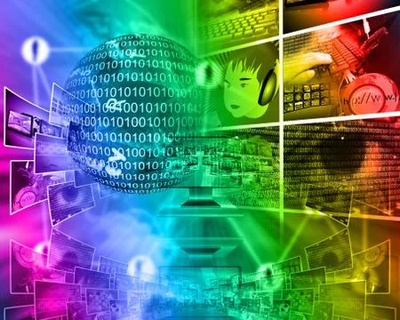 Computer technology Stock Illustration