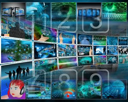 Computer technology Illustrazione stock