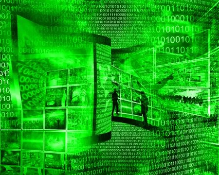 Computer technology Illustrazione stock